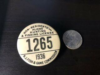 1936 Jersey Non Resident And Alien 