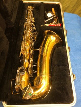 Vintage Selmer Bundy Saxophone With Case.  Serial Number 654745