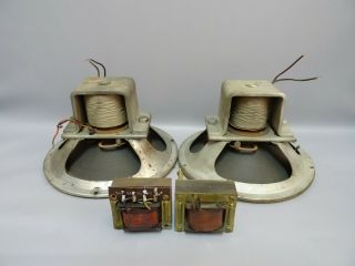 Rare Pair Speaker 8 " 20 Cm Telefunken Klangfilm Field Coil Full Range 1936s
