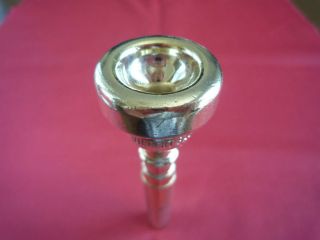 VINCENT BACH CORP.  3C Trumpet Mouthpiece Vintage 70 - 80 ' s Gold Plated C Cup 2