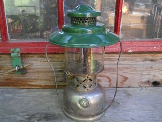 Vintage Coleman Lantern Usfs Forest Service Instant Lite June 25 1959 W/ Glass