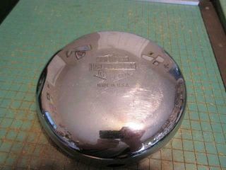 Vintage Harley Davidson Knucklehead Panhead J - Slot Air Breather Cover 7 " Dia.