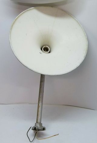 Vintage Diecast Aluminum Service Station Lamp Shade Petroliana Steber Sturdilite 8