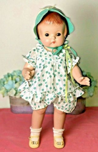19 " Composition Doll Effanbee Patsy - Ann Marked Pat.  1283558 Outfit