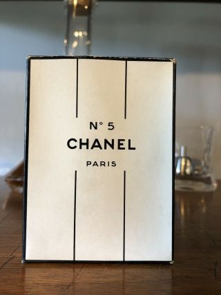 Rare Chanel No 5 Extrait Vintage Perfume W/original Box 1960s - 70s