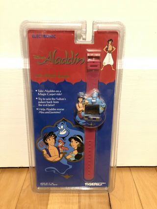 Aladdin Disney Vintage Tiger Electronic Lcd Wrist Game Watch