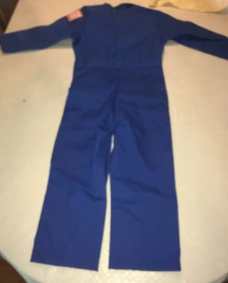 Youth Kids M Medium (6 - 7) Wanna Bees USN US Navy Blue Angels Flight Suit Costume 4