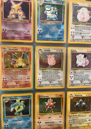 Complete 132 Card Pokemon Base Set 2 Set Holo Rare Look At The Quality
