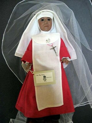 Vintage Holy Spirit Adoration Sisters Nun Doll 15 " Porcelain Doll Holland