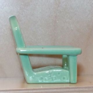 Nora Fleming Green Adirondack Beach Chair Retired Old Style nf Markings Rare - A77 2