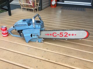 Homelite Vintage C - 52 Chainsaw 77 Cc.  Great Runner.  Made From 1967 - 71
