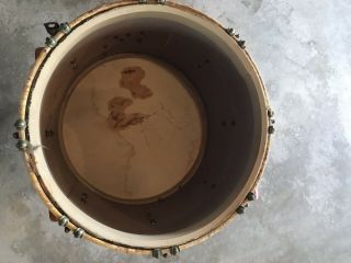 VINTAGE EARLY LUDWIG MARCHING SNARE DRUM 1930 - 1940? 8