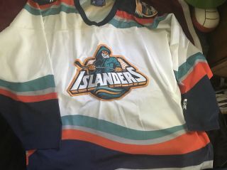 Ny Islanders Fisherman’s Starter Jersey Xl Nhl Ccm Vintage 90s Rare Bauer Hockey