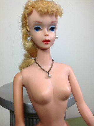 Vintage Mattel Barbie Ponytail Blonde 3