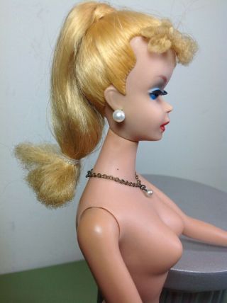Vintage Mattel Barbie Ponytail Blonde 5