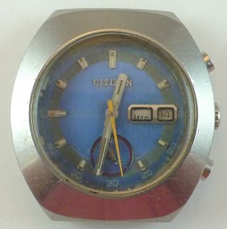 Vintage Citizen Automatic Chronograph Wristwatch -