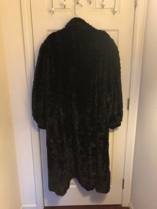 Vintage Mink Fur Coat Full Length - Black Mink Ranch Sections 2