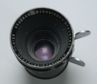 VIntage Lens Schneider - Kreuznach Arriflex - Cine - Xenon f/1.  4 25mm ARRI S - MOUNT 3