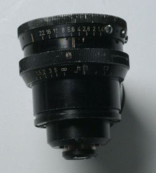 VIntage Lens Schneider - Kreuznach Arriflex - Cine - Xenon f/1.  4 25mm ARRI S - MOUNT 6