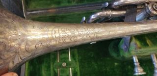 STATE FIND VINTAGE J W YORK AND SONS PERFECTONE CORNET I think 1915 2