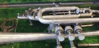 STATE FIND VINTAGE J W YORK AND SONS PERFECTONE CORNET I think 1915 5