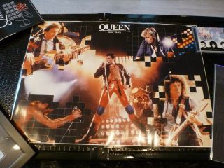 Queen,  Freddie Mercury,  Roger Taylor Brian May 1981 Japan Tour Poster - - Rare