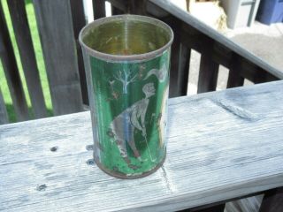 Vintage Meister Brau Fiesta green Golf Flat Top Beer Can 1952 Chicago,  IL 18th T 2