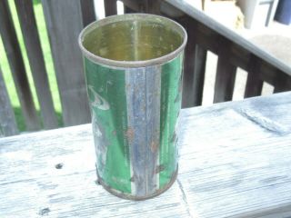 Vintage Meister Brau Fiesta green Golf Flat Top Beer Can 1952 Chicago,  IL 18th T 3