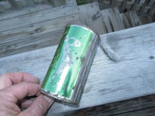 Vintage Meister Brau Fiesta green Golf Flat Top Beer Can 1952 Chicago,  IL 18th T 6