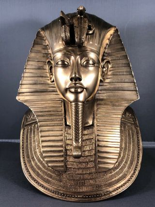 Vtg 1976 Metropolitan Museum Of Art Mma Egyptian King Tut Death Mask 7.  5” Tall