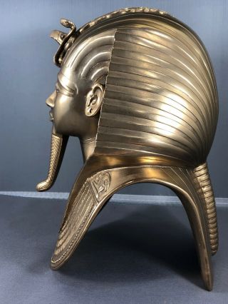 Vtg 1976 Metropolitan Museum of Art MMA Egyptian King Tut Death Mask 7.  5” Tall 3
