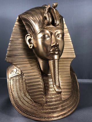 Vtg 1976 Metropolitan Museum of Art MMA Egyptian King Tut Death Mask 7.  5” Tall 6