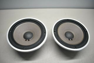 Vintage Jbl 2118j 8” Speakers Woofers Drivers Mid Range Matched Pair 16 Ohm