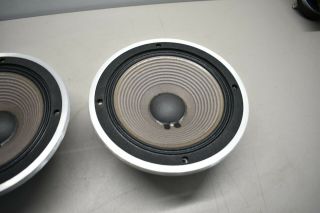 Vintage JBL 2118J 8” Speakers Woofers Drivers Mid Range MATCHED PAIR 16 Ohm 3