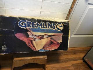 Vintage 1985 GREMLINS MOVIE plush Toy Large Display Box APPLAUSE RARE MONSTERS 12