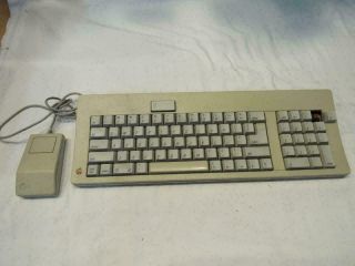 Vintage Apple Keyboard Se M0116 Orange Alps Iigs Switches W/g5431 Bus Mouse