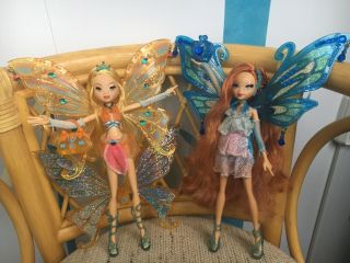 Winx Stella Glam Magic Bloom Pixie Flight Enchantix Mattel Very Rare