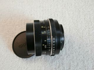 Vintage Carl Zeiss Rollei 85mm F/2.  8 Sonnar 1 Pin Lens.  Made in West Germany 7