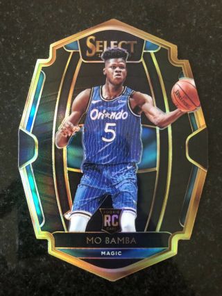 Mo Bamba 2018 - 19 Panini Select Black Die Cut Rookie Card 1/1 One Of One Rare 