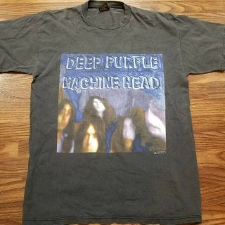 Vtg 90s Deep Purple Machine Head Brockum Rock Band Tshirt Usa Single Stitch.