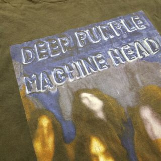 Vtg 90s Deep Purple Machine Head Brockum rock band tshirt UsA single stitch. 4