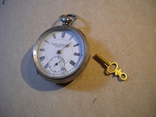 Running - 1800s - George Smith - London - 935 - Silver - Keywind - Pocket Watch