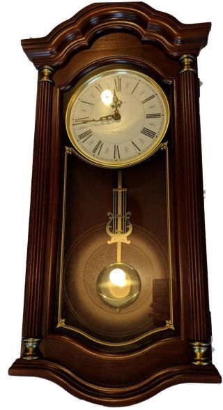 " Lambourn " By Howard Miller 620 - 220 Quartz Wall Clock With Dual Chime