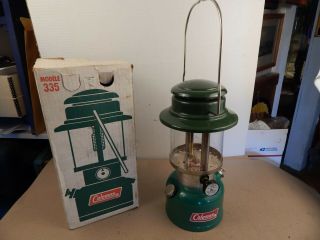 Vintage 1976 Coleman Model 335 Gas Lantern Canadian - Made