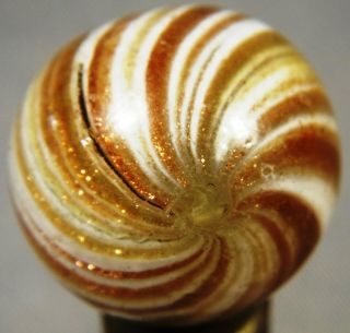 Marbles: RARE 13/16 German Hand Made Single Color Onionskin 
