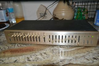 Vintage Marantz Eq 130 Rose Gold Graphic Stereo Equalizer 10 Band