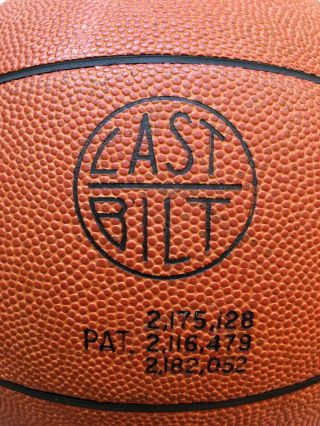 RARE Spalding Top Flite 100 Leather Basketball Vintage Last Built Naismith 2