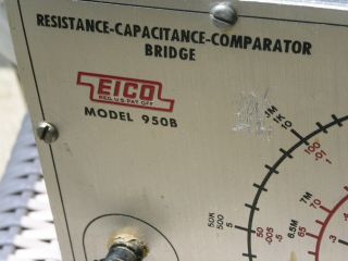 Vintage EICO Model 950B Resistance - Capacitance - Comparator Bridge 5