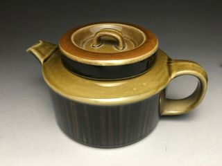 Vintage Mid Century Modern Arabia Finland Kosmos Teapot With Strainer / Infusor 3