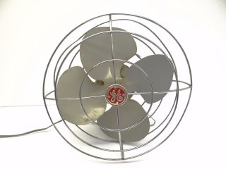 Vintage Old Art Deco Retro Ge General Electric Metal Wire Cage Fhw21 Fan